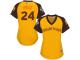 Women's Majestic Boston Red Sox #24 David Price Authentic Yellow 2016 All-Star American League BP Cool Base MLB Jersey