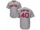 Women's Majestic Boston Red Sox #40 Andrew Benintendi Grey Road MLB Jersey