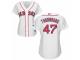 Women's Majestic Boston Red Sox #47 Tyler Thornburg White Home MLB Jersey