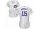 Women's Majestic Chicago Cubs #15 Brandon Morrow White Home Cool Base MLB Jersey