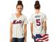 Women's New York Mets David Wright #5 White 2016 Independence Day Stars & Stripes Cool Base Jersey