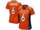 Women's Nike Denver Broncos #6 Mark Sanchez Orange Team Color Stitched NFL New Elite Jersey