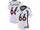 Women's Nike Denver Broncos #66 Jared Veldheer White Vapor Untouchable Limited Player NFL Jersey