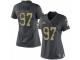 Women's Nike Denver Broncos #97 Phil Taylor Limited Black 2016 Salute to Service NFL Jersey