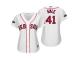 Women's Red Sox 2018 Postseason Home White Chris Sale Cool Base Jersey
