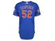 Yoenis Cespedes New York Mets Majestic Authentic Player Jersey with 2015 World Series Patch - Royal