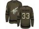 Youth Adidas Arizona Coyotes #33 Alex Goligoski Green Salute to Service NHL Jersey