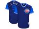 Youth Chicago Cubs Javier Baez El Mago Majestic Royal 2017 Players Weekend Jersey