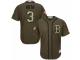 Youth Majestic Boston Red Sox #3 Babe Ruth Green Salute to Service MLB Jersey