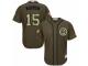 Youth Majestic Chicago Cubs #15 Brandon Morrow Green Salute to Service MLB Jersey