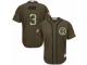 Youth Majestic Chicago Cubs #3 David Ross Green Salute to Service MLB Jersey