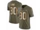 Youth Nike Denver Broncos #30 Terrell Davis Limited Olive/Gold 2017 Salute to Service NFL Jersey