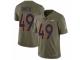 Youth Nike Denver Broncos #49 Dennis Smith Limited Olive 2017 Salute to Service NFL Jersey