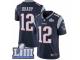 Youth Nike New England Patriots #12 Tom Brady Navy Blue Team Color Vapor Untouchable Limited Player Super Bowl LIII Bound NFL Jersey