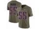 Youth Nike New England Patriots #55 Cassius Marsh Limited Olive 2017 Salute to Service NFL Jersey