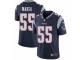 Youth Nike New England Patriots #55 Cassius Marsh Navy Blue Team Color Vapor Untouchable Limited Player NFL Jersey