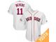 Youth Rafael Devers #11 Boston Red Sox 2017 Postseason White Cool Base Jersey
