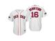 Youth Red Sox 2018 Postseason Home White Andrew Benintendi Cool Base Jersey